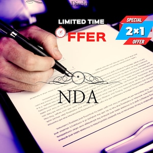 Non-Disclosure Agreement NDA Template: Editable PDF & DOCX (Instant Download A4)