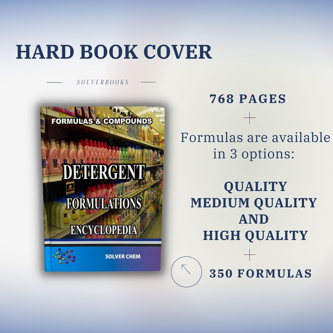 The Ultimate Detergent Formula Book DIY Cleaner's Guide Etsy