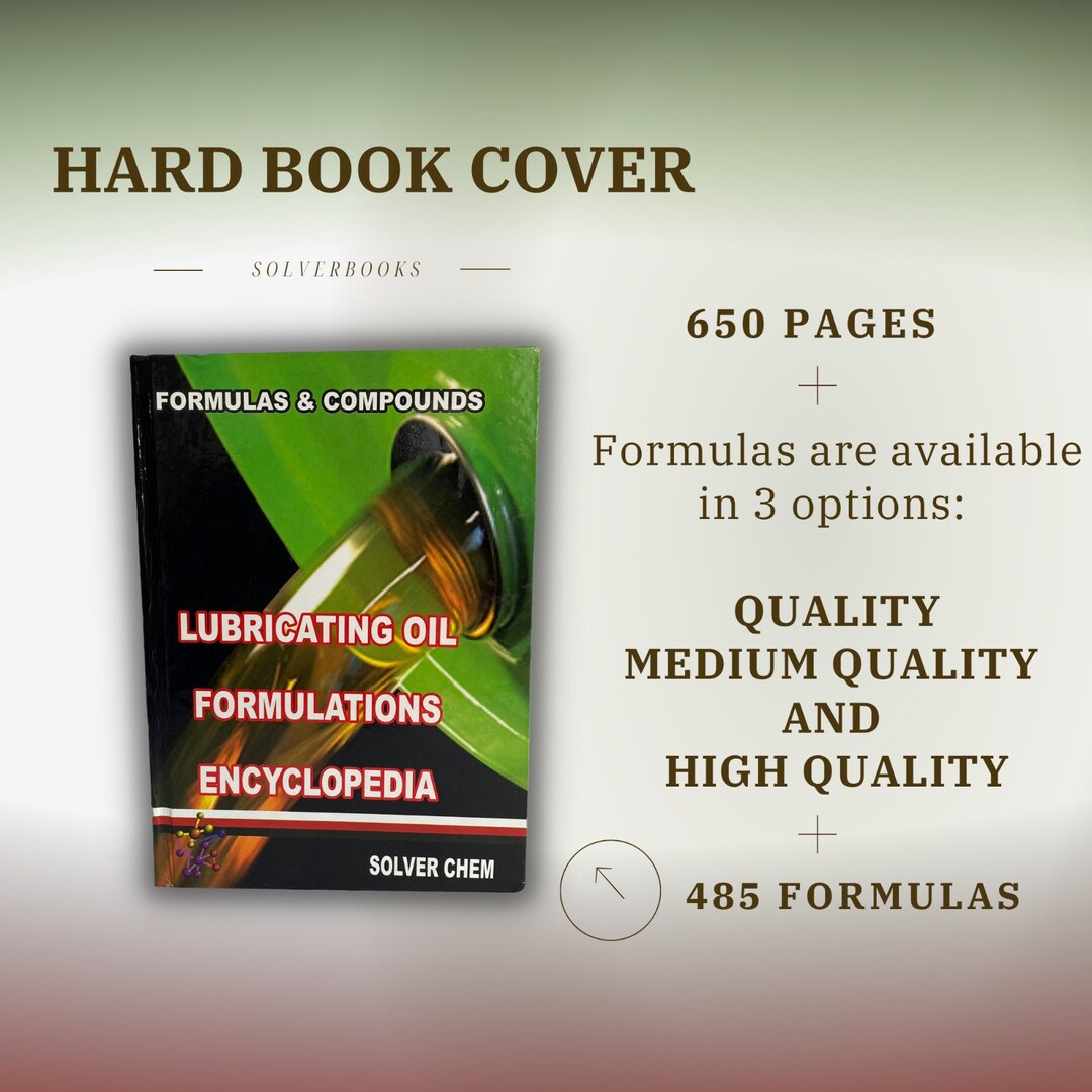 Lubricating Oil Formulations Encyclopedia Etsy