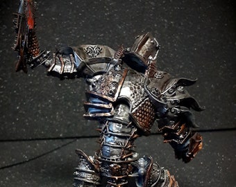 Iron Golem - Attacking, 3D Printable Miniature for DnD, Fantasy & Tabletop RPG, STL file for 3D Printing and Diorama