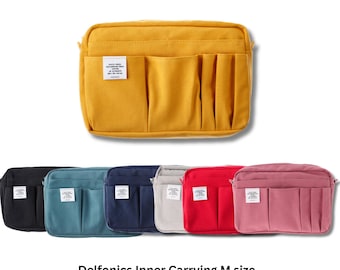 Delfonics Inner Carrying M Pouch - 14 Pockets - Medium Size - Cotton