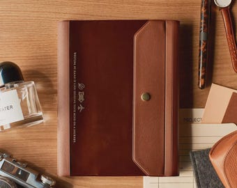 A5 Hobonichi Techo 2026 Cousin Alettone: Brown - COVER ONLY