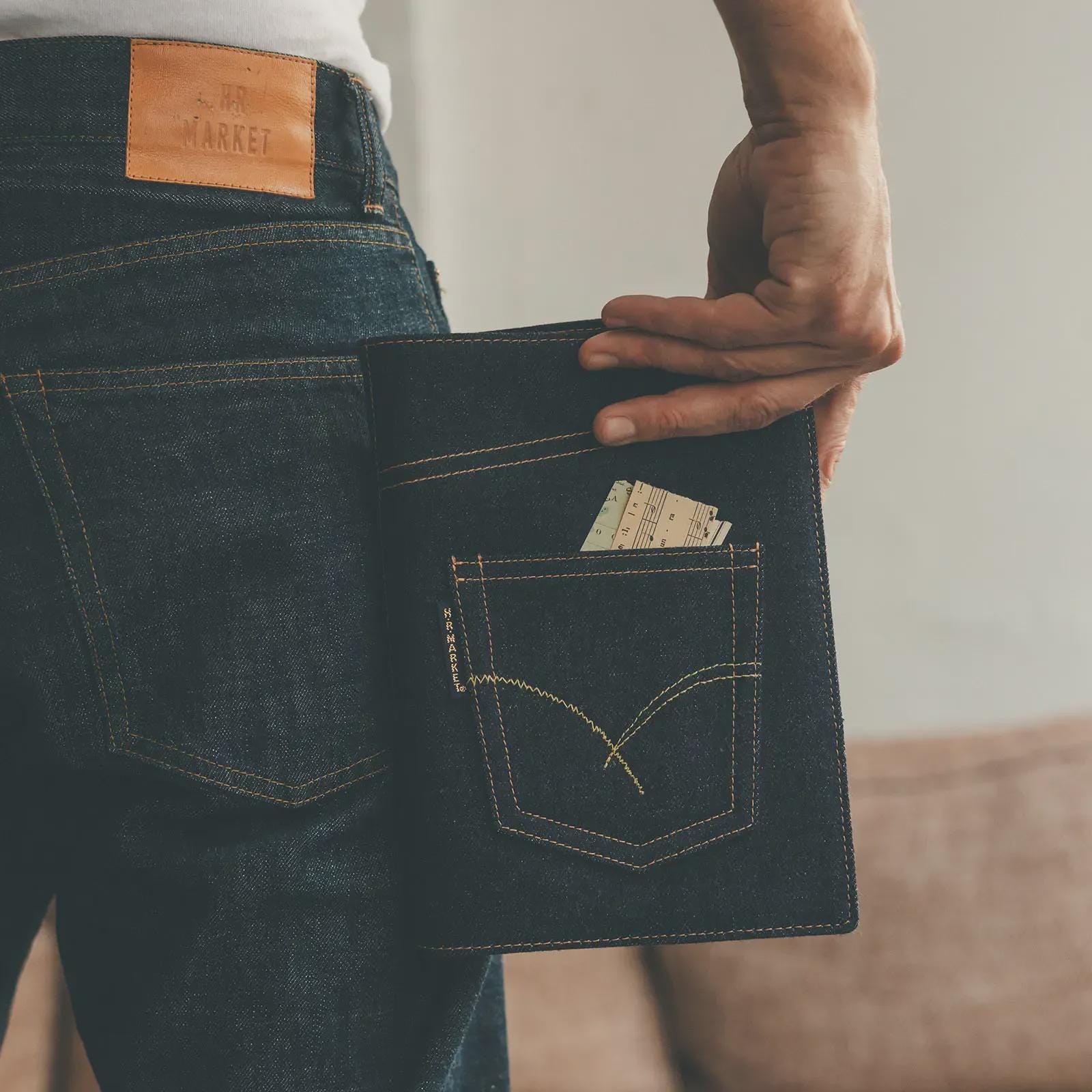 A5 Hobonichi 2026 Hollywood Ranch Market: Indigo Jeans Pocket [5-year ...