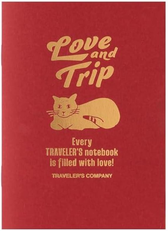 Love and TRIP, Traveler's Company, Passport Size, Refill - Etsy