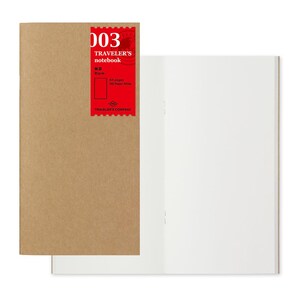 TRAVELER&#39;S Company Notebook - Refill 003 - Plain