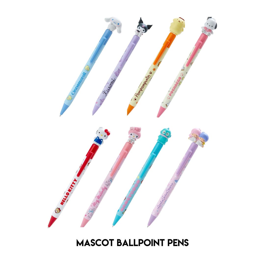 Character Mascot Ballpoint Pens - Cute- Japan - Anime - Comic - Etsy