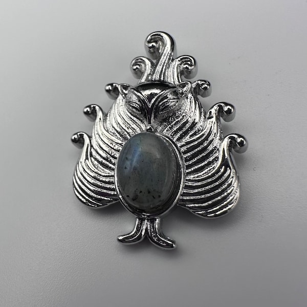 Genuine Labradorite 9-tail fox, cover minder