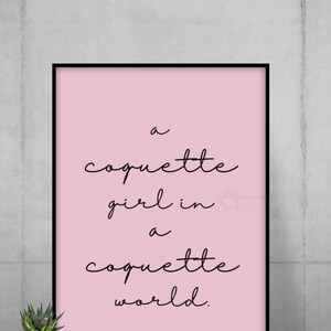 Póster rosa claro/rosa sin marco/Decoración de niña/Decoración de pared rosa/Núcleo de cabaña/Núcleo de coqueta/Decoración de apartamento de niña