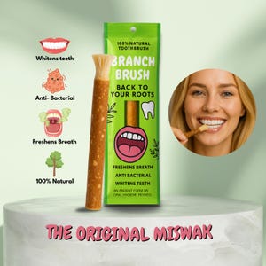The Original Miswak: All-Natural Toothbrush Stick by Branch Brush