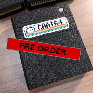 Preordine cartuccia chat C64 SMD (nera)