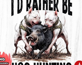 Hog Hunting Dogs PNG: Hunter Gift (Digital Download)