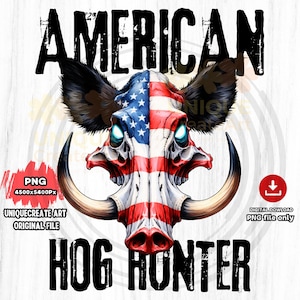 American Hog Hunter Png, Wild Boar Hunting Png, Hog Hunting Png, Hunting Sublimation, American  Hunting , Hunting Png, Print for Hog hunter