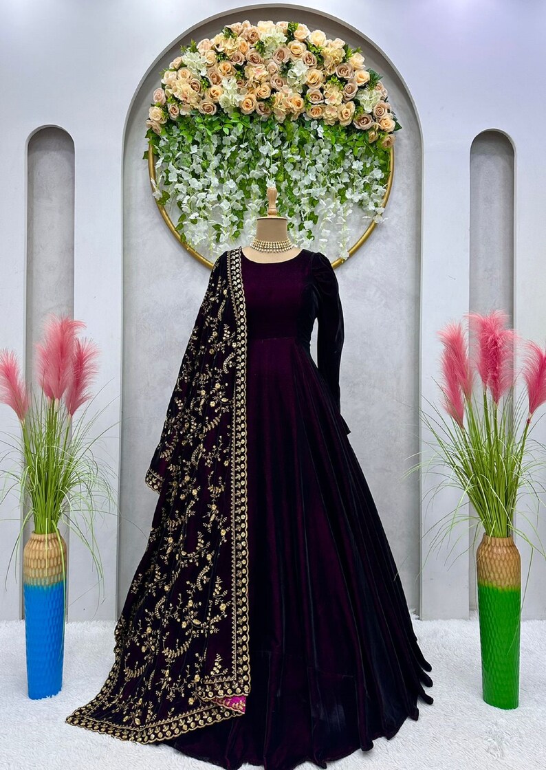 Sambhav Quilt Hub Women Heavy Partywear Anarkali Cotton Handblock
