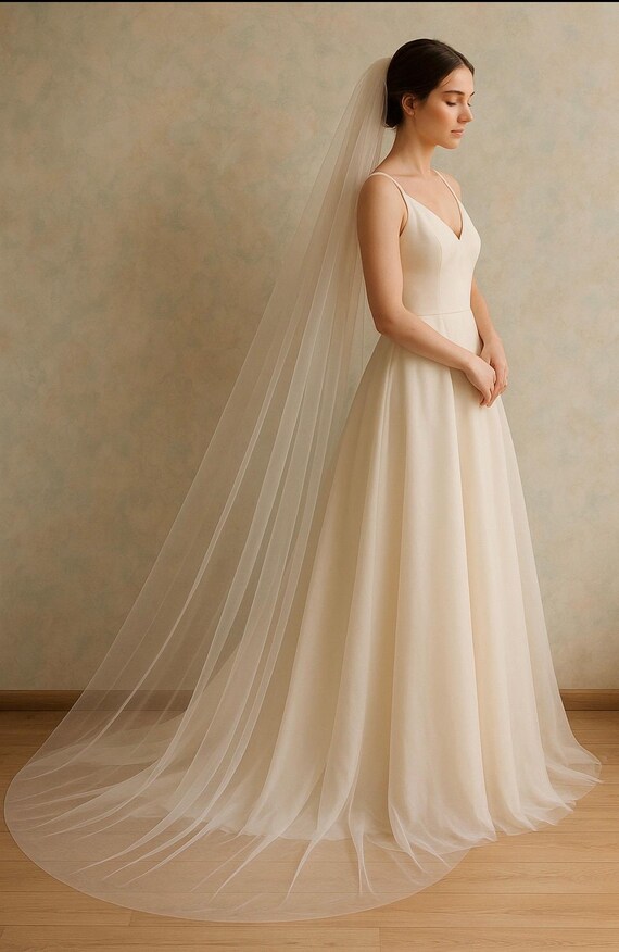 Luxurious Tulle Wedding Veil: Extra-lush Single Tier With  display picture 3