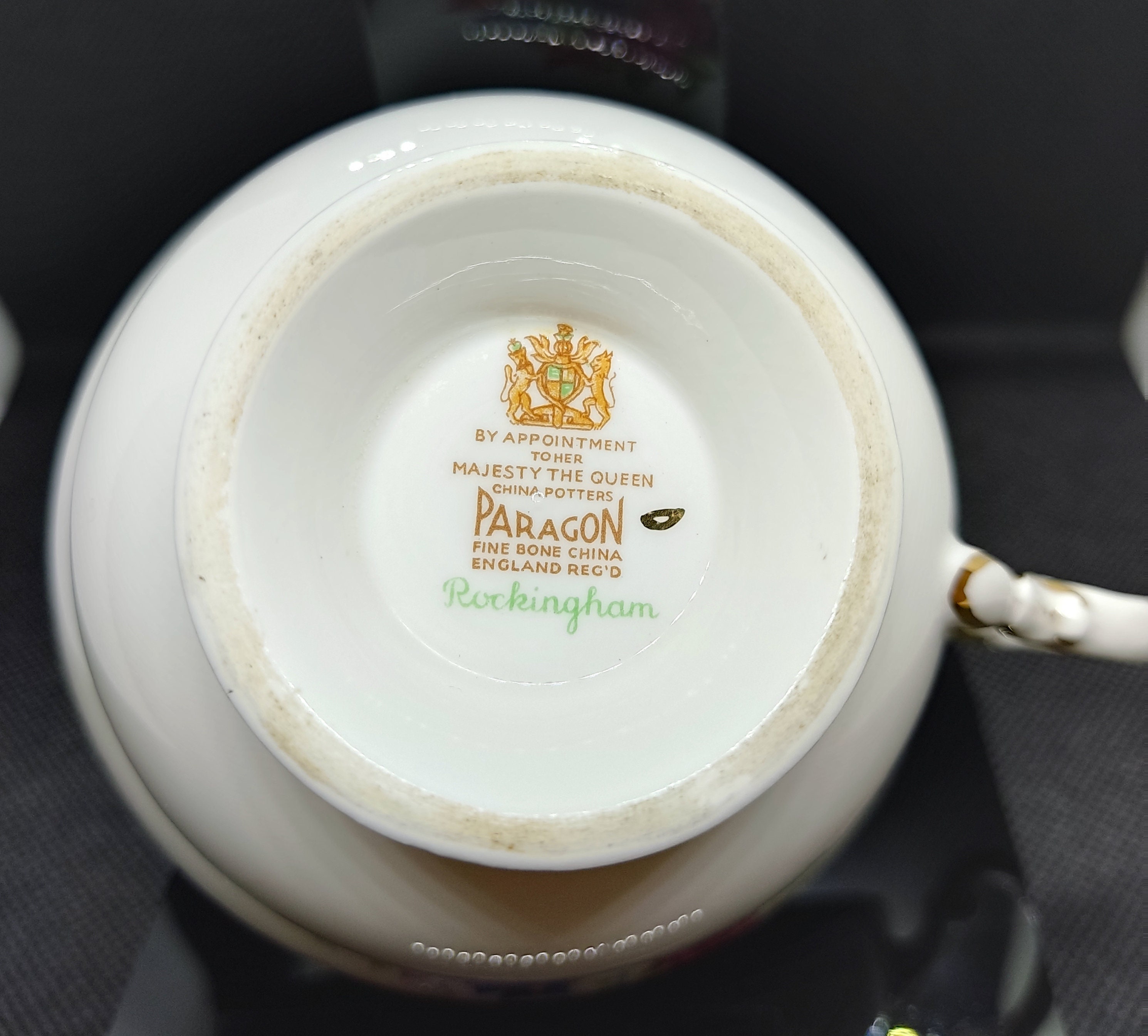Paragon Rockingham Vintage Paragon Green