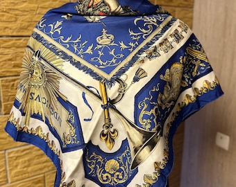 Hermes Ludovicus Magnus XIV vintage silk scarf