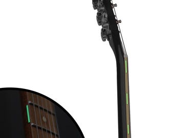 fretlook Side Pipes - Bundmarkierungen für Akustik-, Bass- und E-Gitarren Hälse - Made in Germany (Glow In The Dark)