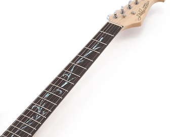 fretlook Tree Of Life - Inlay Stickers for Acoustic and Electric Guitar Fretboards - Made in Germany (Ice Blue)