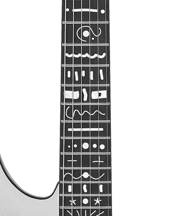 Autocollants Incrustations étoiles Pour Guitare - Effet Fumé, Compatible Acoustique/électrique, Made In Germany