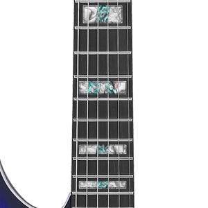 fretlook Ibby Blocks - Inlay Stickers voor Akoestische en Elektrische Gitaar Fretboards - Gemaakt in Duitsland (Frozen Blue)