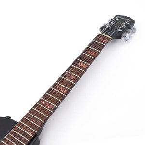 fretlook Scratches - Inlay Stickers for Acoustic and Electric Guitar Fretboards - Made in Germany (Mighty Red)