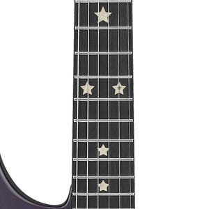 fretlook Stars - Inläggsklistermärken för akustiska och elektriska gitarrgreppbrädor - Tillverkad i Tyskland (rökt åldrad)