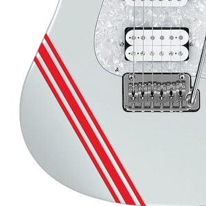 fretlook Body Stripes Red - Bodyklistermärken för elgitarrer och basar - Tillverkad i Tyskland