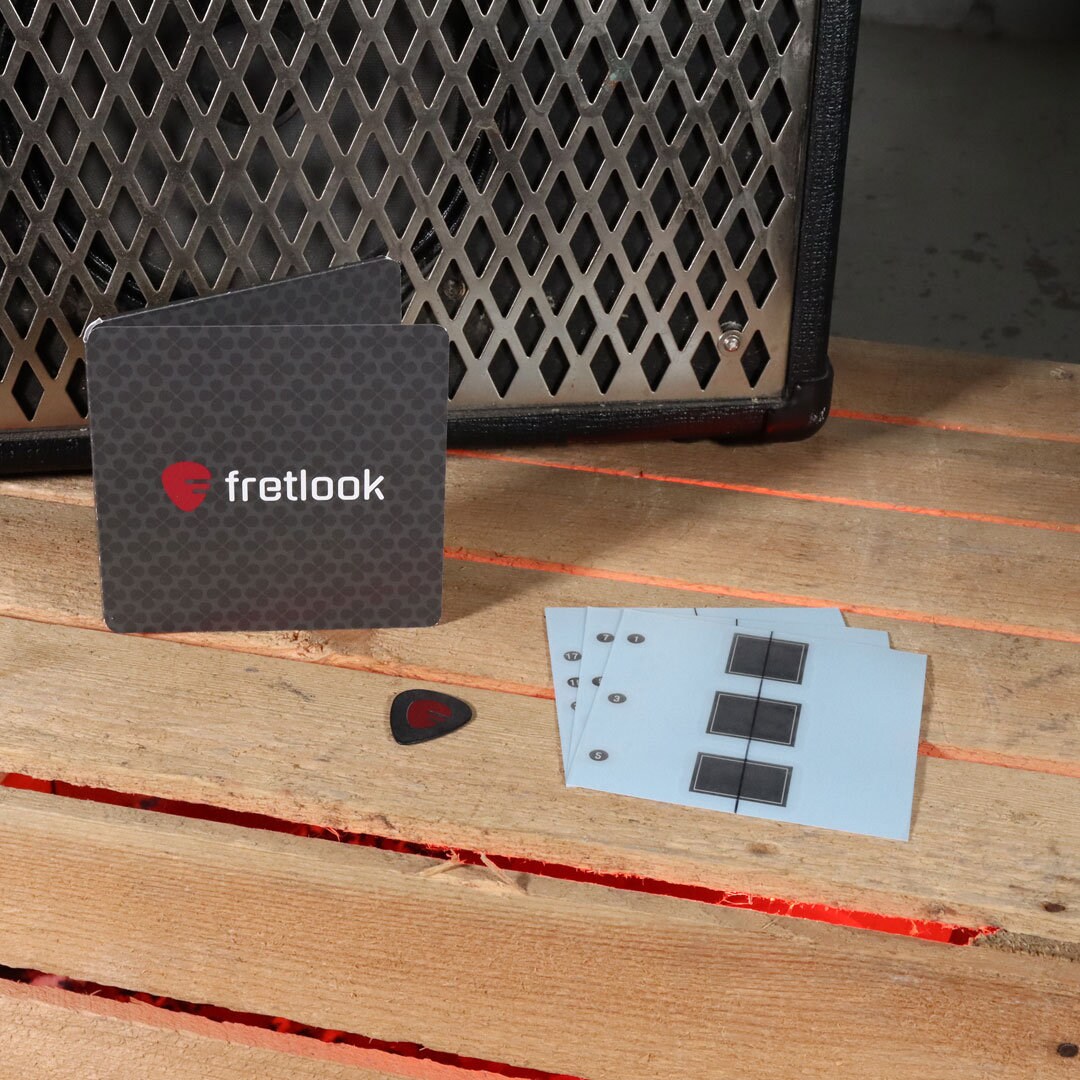 First Look Sticker Fretlook Blocks - Inlay Stickers for Acoustic and Electric Guitar ...