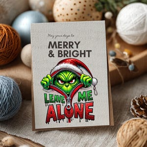 Grumpy Christmas PNG, Introvert Quote Clipart, Funny Holiday Sublimation, 16 PNG Files, Digital Download, Anti Social Art image 11