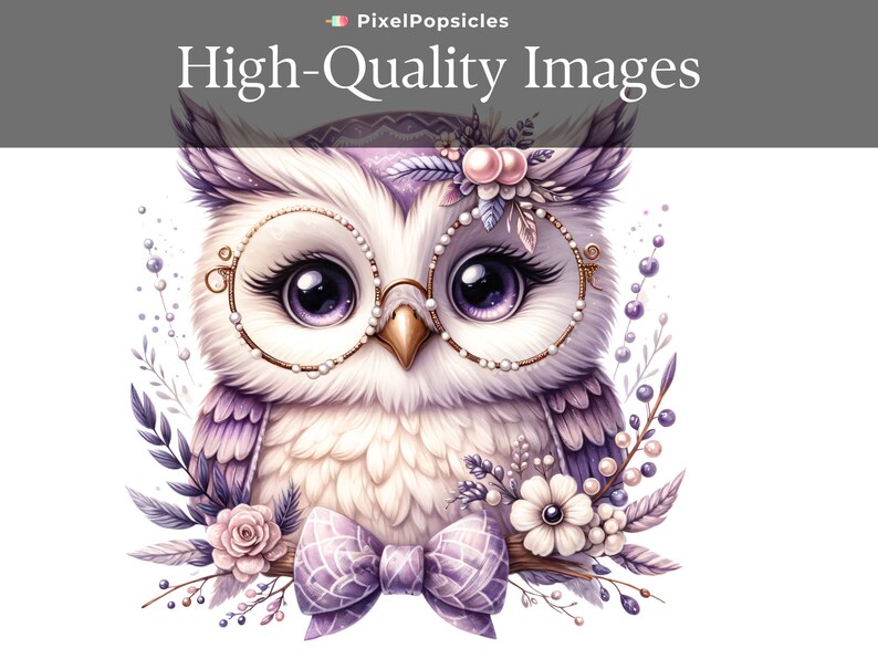 11 Cute Owl Clip Art, Baby Bird , Cute PNG Girl Glasses, Kids Shirt ...