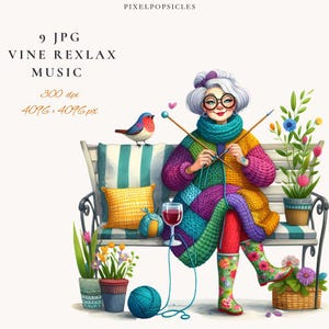 Vine Relax Music Friendship Card | Nature-Inspired JPEG Design | Digital Download for Greeting Cards, Invitations & Scrapbooking