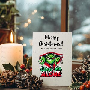 Grumpy Christmas PNG, Introvert Quote Clipart, Funny Holiday Sublimation, 16 PNG Files, Digital Download, Anti Social Art image 9