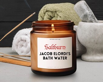 Pristine Coconut & Soy Wax Jacob Elordi’s bath water Valentines Day Candle Gift Boyfriend Girlfriend Christmas Saltburn Funny Candles ESKco