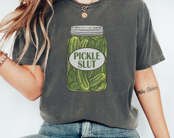 Vintage Canned Pickles Shirt, Canning Season Tee, Pickle Lovers T Shirt, Homemade Pickles Shirt,Pickle Jar Comfort Colors Tee