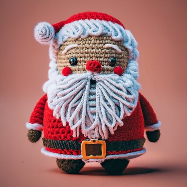 Handmade Santa Claus Amigurumi - Festive Christmas Decoration