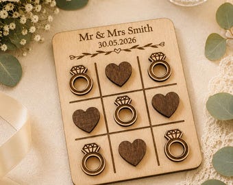 Wedding Games, Tic Tac Toe and Snakes & Ladders Rustic Favors for Guests - party-Noughts and Crosses,favours,drink game,favor