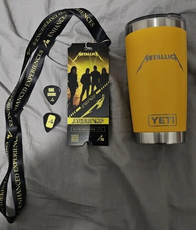 Brand New Metallica Yeti Rambler Drink Picks 72 Seasons Yeti Etsy