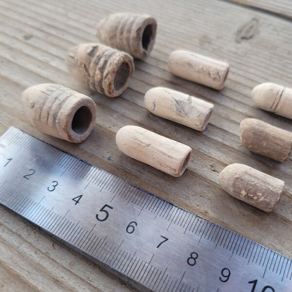 Minnie civil wau-era LEAD BULLET of the 18-19th century. Rare Set of bullets