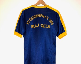 Puma Vintage 80s Football Soccer Shirt Jersey Medium D5 Mens Retro