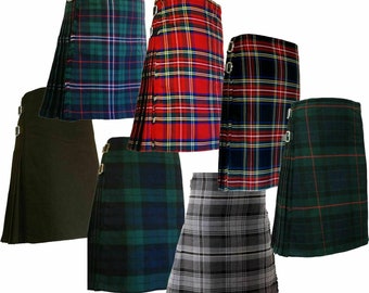 Scottish Highland Men's Tartan Kilt Traditional Wear 5 Yard Kilts New Handmade wedding kilts for men Available in Various Tartans