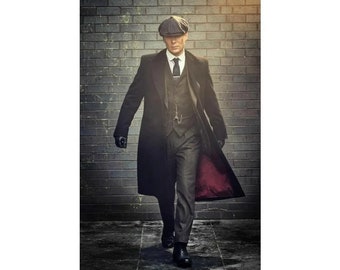 Pardessus long noir en laine Peaky Blinders pour hommes | Trench long Thomas Shelby pour hommes, manteaux d'affaires décontractés, coupe-vent, vêtements d'hiver