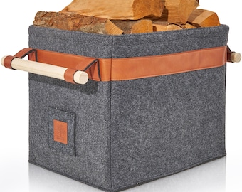 Flz Holzkorb Für Kamnholz, Kamnholzkorb Aus Upcycl Produktbild-Vorschau 2