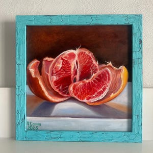 Oil painting,still life, ,fine art, gift, wall art, fruits, Grape , decor,oil on fibreboard,30x30cm,art for kitchen