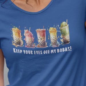 Cheeky and Chic Boba Tea Tee: Stand out with this Funny Milk Tea Shirt, Boba Tea Women's Softstyle Tee, Bubble Tea Tee, Bubble Tee graphic