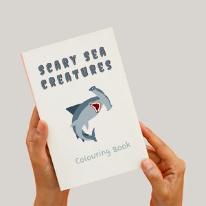 Scary Sea Creatures Colouring Book