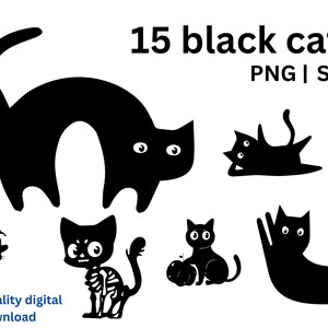 Halloween Black Cat Vector SVG Icon (2) - SVG Repo