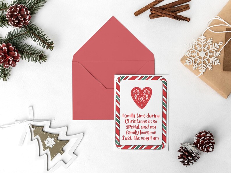 Christmas Affirmation Cards for Kids Printable Positive Affirmation ...