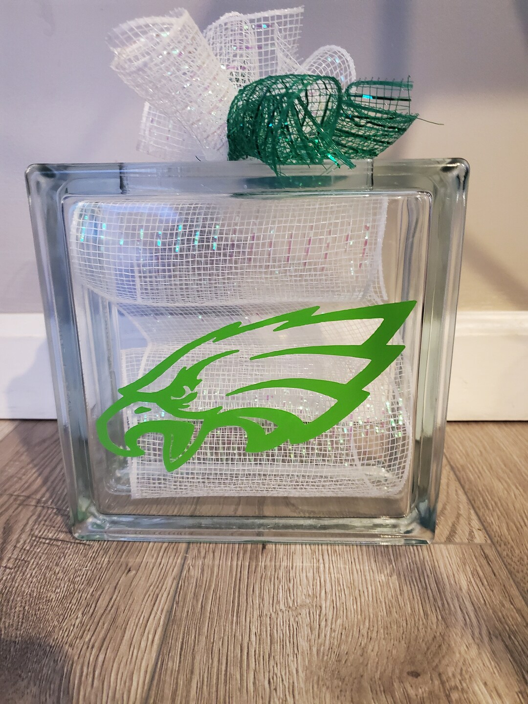 Glass Block Lights Glass Block Christmas Lighted Glass Etsy