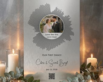 11 Year Anniversary Steel Plaque: 11th Anniversary Gift for Him and Her