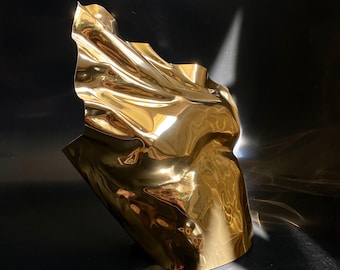 Golden Armor Corset Bustier – Custom Chrome Metallic Top, Festival Goddess Outfit, Rave Wear, Holiday or Photoshoot Look